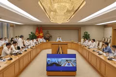 Panorama de la reunión. (Foto: Portal electrónico del Gobierno de Vietnam)