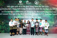 Delegados participan en la conferencia Internacional sobre Turismo Rural en Quang Nam. (Foto: Vietnam+)