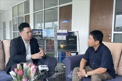 El analista de asuntos exteriores, seguridad y estrategia de la Universidad de Malaya (Malasia), Collins Chong Yew Keat, en la entrevista con la Agencia Vietnamita de Noticias: Foto: VNA