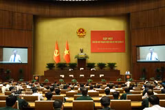 El secretario general del Partido Comunista de Vietnam (PCV) y presidente de la República, To Lam, habla en la cita. (Foto: VNA)