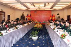 Panorama del octavo Diálogo sobre Política de Defensa Vietnam-Camboya. (Foto: VNA)