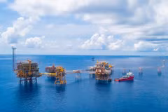 Actividades de exploración de petróleo y gas en el yacimiento Bach Ho a cargo de la empresa conjunta Vietsovpetro. (Foto ilustrada. Fuente: Vietnam+)