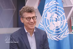 Jonathan Baker, representante de la UNESCO en Vietnam. (Foto: VNA)