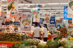 Sólo en marzo, el IPC registró un ligero descenso del 0,03% respecto a febrero. (Foto: Vietnam+)