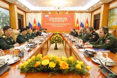 Panorama del VII Diálogo Estratégico de Defensa Vietnam - Rusia (Foto: qdnd.vn)