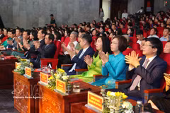Delegados en la ceremonia de entrega de premios. (Foto: VNA)