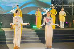 Una presentación de Ao Dai. (Foto: VNA)