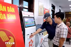 El barrio de Hoa Binh aplica tecnologías para responder a las exigencias del desarrollo actual. (Foto: Thanh Hai/VNA)