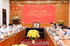 En la reunión. Foto: baolaichau.vn