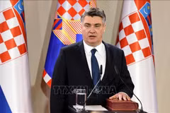 Zoran Milanovic reelegido presidente Croacia. Foto: AFP/VNA