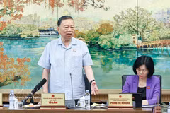 El secretario general del Partido Comunista de Vietnam y presidente de la República, To Lam, en la cita. (Foto: VNA)