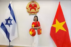 Truong Thi Hong, presidenta de la Asociación de Vietnamitas en Israel. (Foto: VNA)