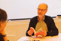 Bert De Belder, responsable de Relaciones Internacionales del Partido del Trabajo de Bélgica (PTB). Foto: VNA