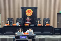 El jurado anuncia el veredicto. Foto: VNA