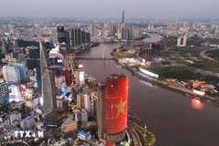 Ciudad Ho Chi Minh se está convirtiendo en un importante centro urbano y financiero del Sudeste Asiático. (Foto: VNA)