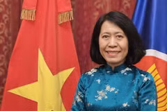 La embajadora de Vietnam en Argentina, concurrente en Paraguay y Uruguay, Ngo Minh Nguyet. (Foto: VNA)