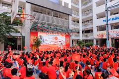 La escuela primaria Thanh Cong B organizó el Festival "80 Años de Orgullo - Vietnam Radiante" para celebrar el Día Nacional el 2 de septiembre. (Foto: NTCC)