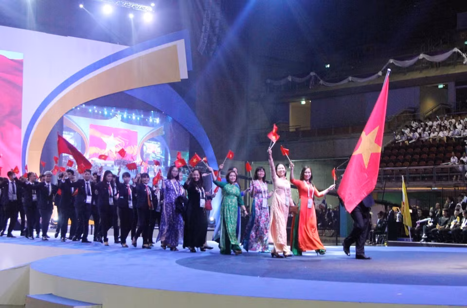 La delegación vietnamita asistió al XII Concurso de Habilidades de la ASEAN en Bangkok (Tailandia), del 31 de agosto al 4 de septiembre de 2018. (Fuente: VNA)