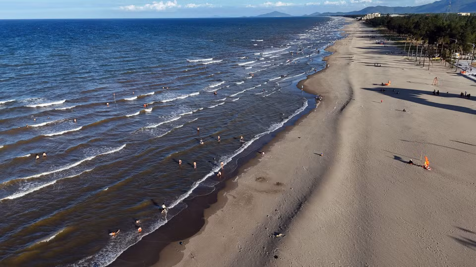 El complejo de Xuan Thanh atrae a gran número de excursionistas en el verano. (Fuente: VNA)