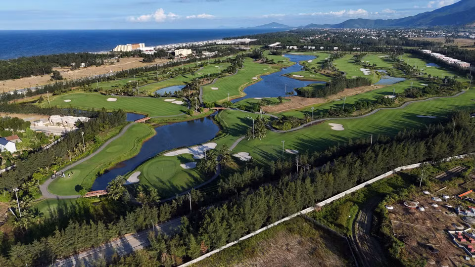 El campo de golf Muong Thanh Xuan Thanh. (Fuente: VNA)