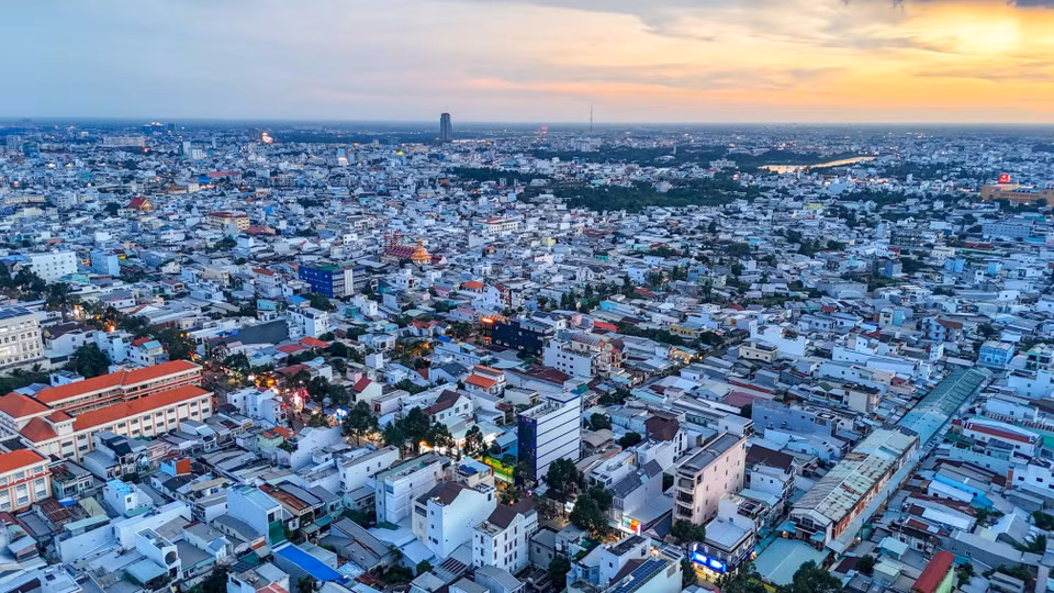 Un rincón urbano del distrito de Ninh Kieu, ciudad de Can Tho. (Foto: VNA)