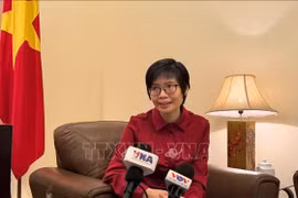 Ton Thi Ngoc Huong, jefa de la misión vietnamita ante la ASEAN. (Fuente: VNA)