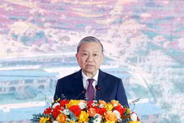 El secretario general del Partido Comunista de Vietnam (PCV), To Lam. (Fuente: VNA)