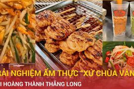 Ofrecen degustación de comida tailandesa en el centro de la capital vietnamita