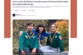 La historia de Elza Le Floch, Celeste Perotteau-Giraud y Wyatt Lelouche fue publicada en el periódico Nice Matin. 