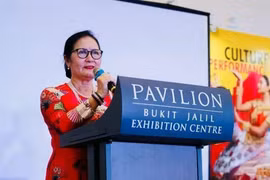 La presidenta de la Asociación de Amistad Malasia-Vietnam, Tran Thi Chang. (Fuente. VNA)