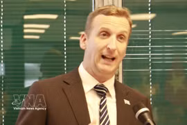 Ofer Fohrer, jefe de la División de Promoción de Inversiones y Exportaciones del Departamento de Comercio Exterior, dependiente del Ministerio de Economía e Industria de Israel. (Foto: VNA)