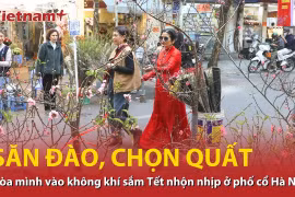 Pobladores del casco antiguo de Hanoi organizan festividad para el Tet 