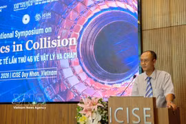 El subdirector del Departamento de Ciencia y Tecnología de Gia Lai, Phan Ho Giang, pronuncia un discurso (Foto: VNA)