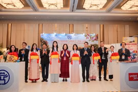 Hanoi inaugura un pabellón de 100 metros cuadrados con el lema "Hanoi: Cooperación y Desarrollo" en la Feria de la Industria Cultural y el Turismo de China 2026. (Foto: hanoimoi.vn)