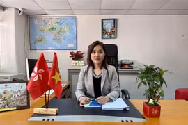 Vu Thi Thuy, cónsul general adjunto y jefa de la Oficina Comercial de Vietnam en Hong Kong. (Fuente: VNA)