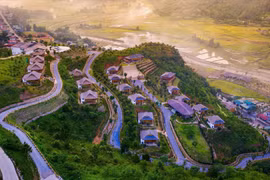 La zona de turismo relajado Le - Chapa en la comuna de Tu Le, distrito de Van Chan. (Fuente: VNA) 