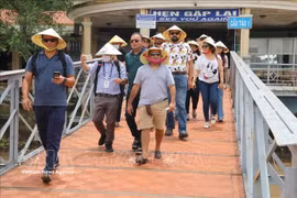Turistas indios en Vietnam (Foto: VNA)